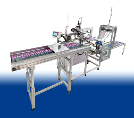 32 head rubber band adhesive machine glory debut, production capacity broke a new high