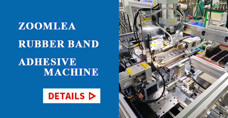 rubber band adhesive machine