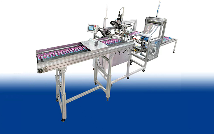  32-head rubber band adhesive machine 