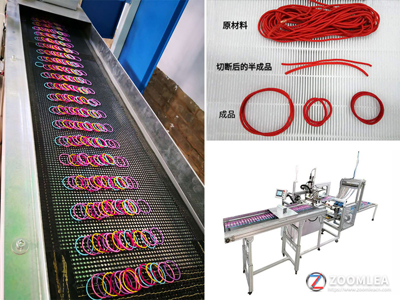 rubber band adhesive machine